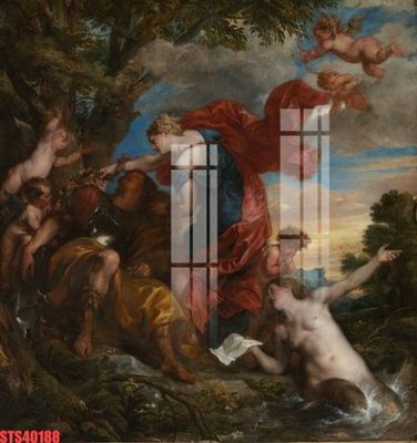 File PSD Tranh sơn dầu phương tây tổng hợp STS40188 (gốc) cho in quảng cáo