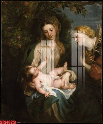 File gốc in ấn Tranh sơn dầu phương tây tổng hợp STS40251 chất lượng vượt trội