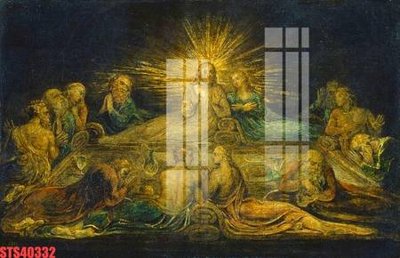 Ảnh gốc file in lụa Tranh sơn dầu phương tây tổng hợp STS40332 chi tiết