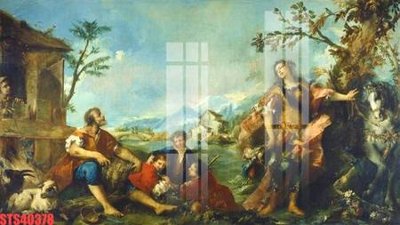 File gốc Tranh sơn dầu phương tây tổng hợp STS40378 (chủ đề hiện đại) trang trí