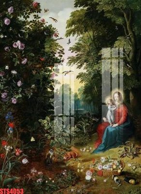 Tải file Tranh sơn dầu phương tây tổng hợp STS4053 (gốc) làm file in ấn