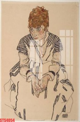 File tranh Tranh sơn dầu phương tây tổng hợp STS4054 (bản gốc) in lụa 5D