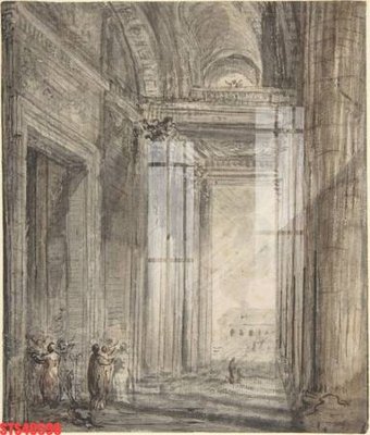 Hình ảnh file gốc in trần nhà Tranh sơn dầu phương tây tổng hợp STS40596