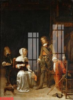 Download file gốc Tranh sơn dầu phương tây tổng hợp STS40615 (in mica) trang trí