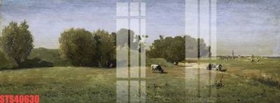 Download file gốc Tranh sơn dầu phương tây tổng hợp STS40630 (in lụa) tranh 3D