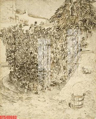 Tải file Tranh sơn dầu phương tây tổng hợp STS40693 (gốc) chủ đề hoa sen