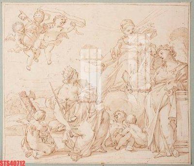 File gốc Tranh sơn dầu phương tây tổng hợp STS40712 (ảnh chi tiết) để in trần