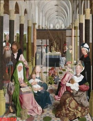 File ảnh Tranh sơn dầu phương tây tổng hợp STS40754 (gốc) cho trang trí nhà hàng