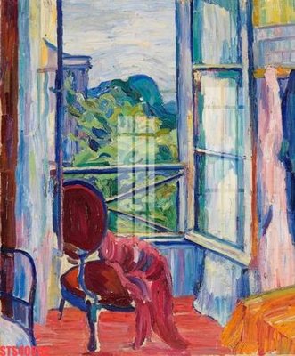 Hình ảnh file gốc in trần nhà Tranh sơn dầu phương tây tổng hợp STS40802