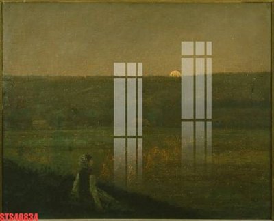 File gốc Tranh sơn dầu phương tây tổng hợp STS40834 (in mica) làm quà tặng