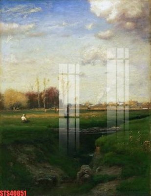 File PSD Tranh sơn dầu phương tây tổng hợp STS40851 (bản gốc) đã tách nền