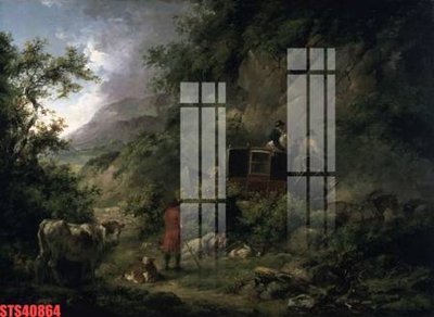 Download file gốc Tranh sơn dầu phương tây tổng hợp STS40864 (in mica) 3D