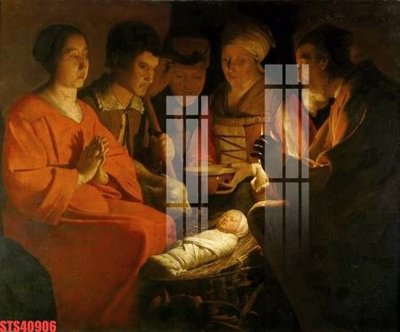 File tranh Tranh sơn dầu phương tây tổng hợp STS40906 (ảnh gốc) in trần xuyên sáng