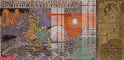 File gốc Tranh sơn dầu phương tây tổng hợp STS41177 (in lụa) tranh mã đáo