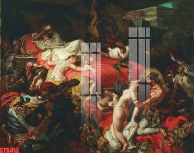 File gốc Tranh sơn dầu phương tây tổng hợp STS413 cho in ấn và thiết kế