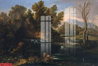 File tranh Tranh sơn dầu phương tây tổng hợp STS41317 (bản gốc) treo phòng ăn