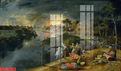 File ảnh Tranh sơn dầu phương tây tổng hợp STS41352 (gốc) trang trí khách sạn