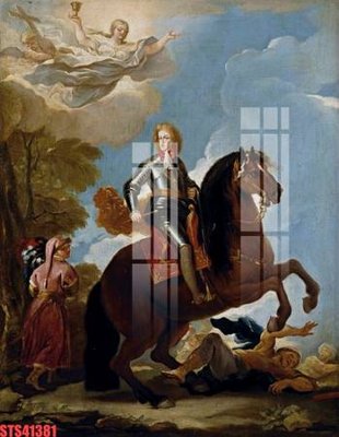 File tranh in trần 3D Tranh sơn dầu phương tây tổng hợp STS41381 (ảnh gốc)