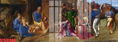 Tải file Tranh sơn dầu phương tây tổng hợp STS41488 (gốc) in tranh tráng gương