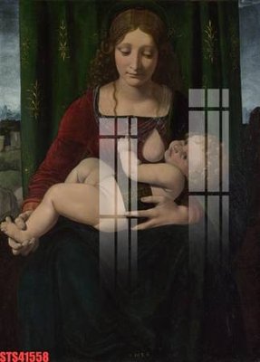 File PSD Tranh sơn dầu phương tây tổng hợp STS41558 (gốc) cho designer