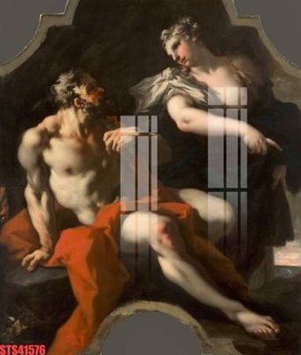 File tranh gốc PSD Tranh sơn dầu phương tây tổng hợp STS41576 còn nguyên layer