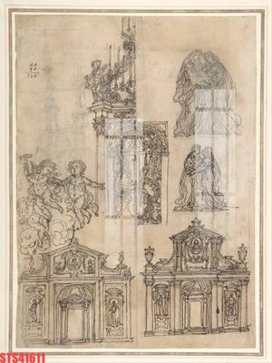 Tải file tranh Tranh sơn dầu phương tây tổng hợp STS41611 (ảnh gốc) ngay