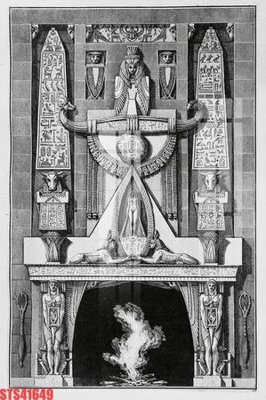 File in trần Tranh sơn dầu phương tây tổng hợp STS41649 (bản gốc) hoa văn