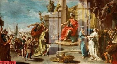 File in ấn Tranh sơn dầu phương tây tổng hợp STS41656 chuyên nghiệp