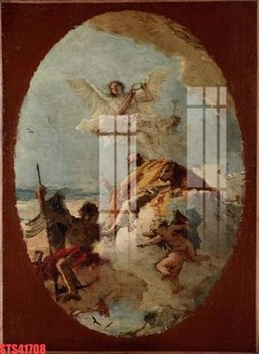 File tranh Tranh sơn dầu phương tây tổng hợp STS41708 (gốc) phong cách tối giản