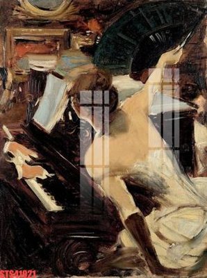 File gốc Tranh sơn dầu phương tây tổng hợp STS41921 (cho in 3D) độc đáo