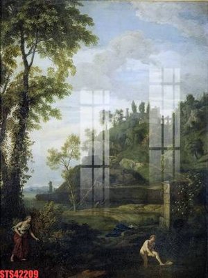 File in ấn cao cấp Tranh sơn dầu phương tây tổng hợp STS42209 (file gốc)