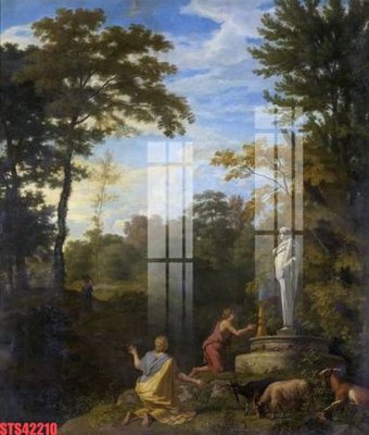 Tải file Tranh sơn dầu phương tây tổng hợp STS42210 (gốc) in ấn ngay lập tức