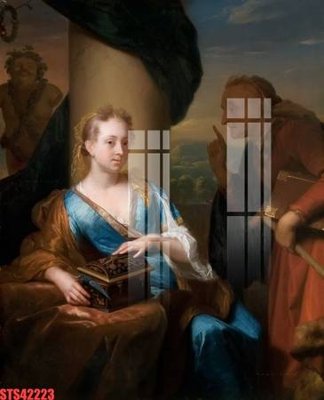 Tệp tin gốc Tranh sơn dầu phương tây tổng hợp STS42223 (dùng cho in ấn) chuyên nghiệp