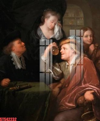 Tải file gốc Tranh sơn dầu phương tây tổng hợp STS42232 dùng cho in ấn