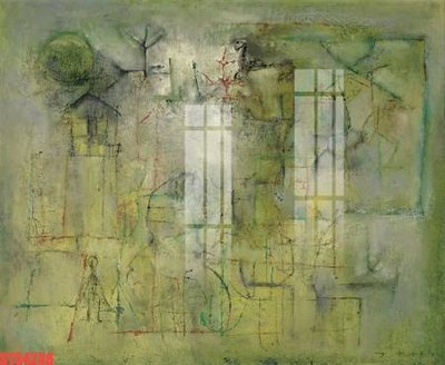 File in trần Tranh sơn dầu phương tây tổng hợp STS4238 (bản gốc) mây trời