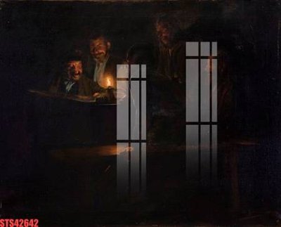 Download file Tranh sơn dầu phương tây tổng hợp STS42642 (gốc) cho xưởng in