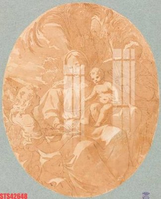 File in trần Tranh sơn dầu phương tây tổng hợp STS42648 (bản gốc 3D) sống động