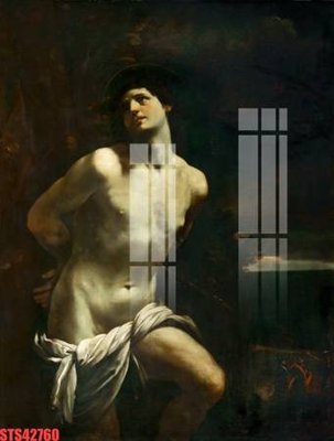 File in trần Tranh sơn dầu phương tây tổng hợp STS42760 (bản gốc) mây trời