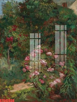 File tranh Tranh sơn dầu phương tây tổng hợp STS42838 (bản gốc) treo quán cafe