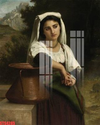 File gốc Tranh sơn dầu phương tây tổng hợp STS4285 (in tráng gương) sang trọng