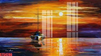 File gốc Tranh sơn dầu phương tây tổng hợp STS4286 (in lụa) hoa văn cổ điển