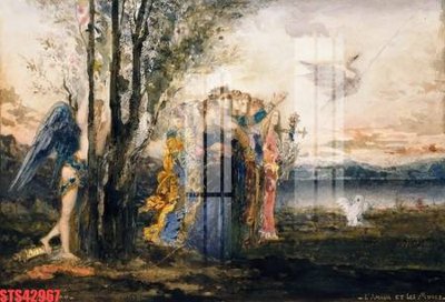 Tải file PSD Tranh sơn dầu phương tây tổng hợp STS42967 (nguyên layer) để in