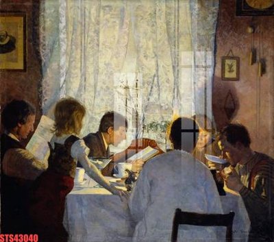 File ảnh Tranh sơn dầu phương tây tổng hợp STS43040 (gốc) cho trang trí nhà hàng