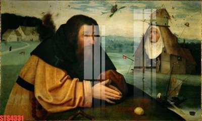 File gốc Tranh sơn dầu phương tây tổng hợp STS4331 (in lụa) tranh mã đáo