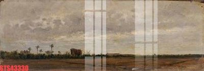 File tranh Tranh sơn dầu phương tây tổng hợp STS43330 (ảnh gốc) in trần 3D