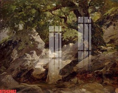 File gốc Tranh sơn dầu phương tây tổng hợp STS43402 (in lụa) họa tiết 3D