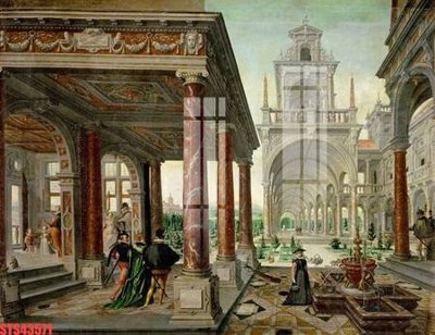 Tải file Tranh sơn dầu phương tây tổng hợp STS43571 (gốc) làm file thiết kế