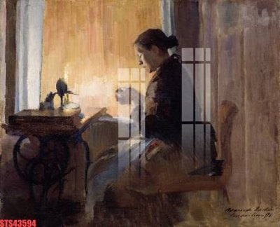 Download file Tranh sơn dầu phương tây tổng hợp STS43594 (gốc) in mica đèn LED