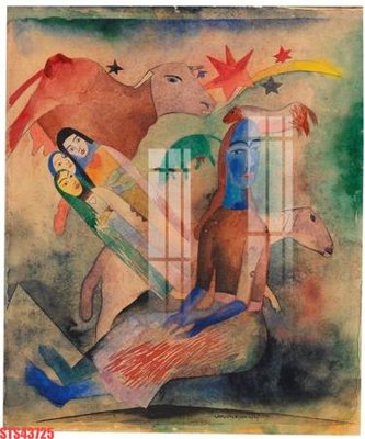 Tải file PSD Tranh sơn dầu phương tây tổng hợp STS43725 (nguyên layer) để in