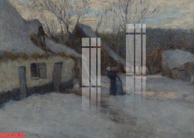 Chi tiết file ảnh Tranh sơn dầu phương tây tổng hợp STS43934 sắc nét